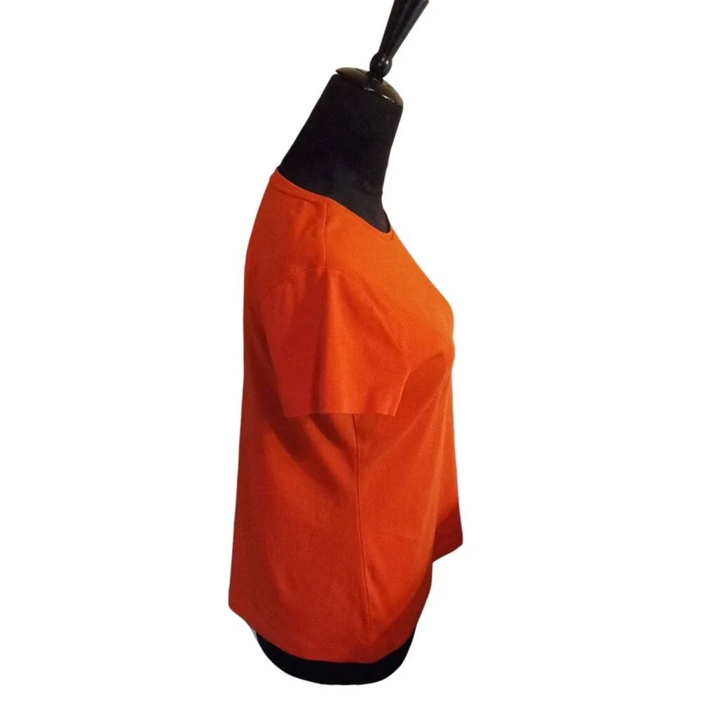 Talbots Orange Size Large Petite T-shirt - Picture 3 of 15